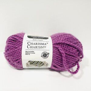 NIP Vintage Loops & Threads Charisma Jam Purple Yarn Lot 53062 - 1 skein